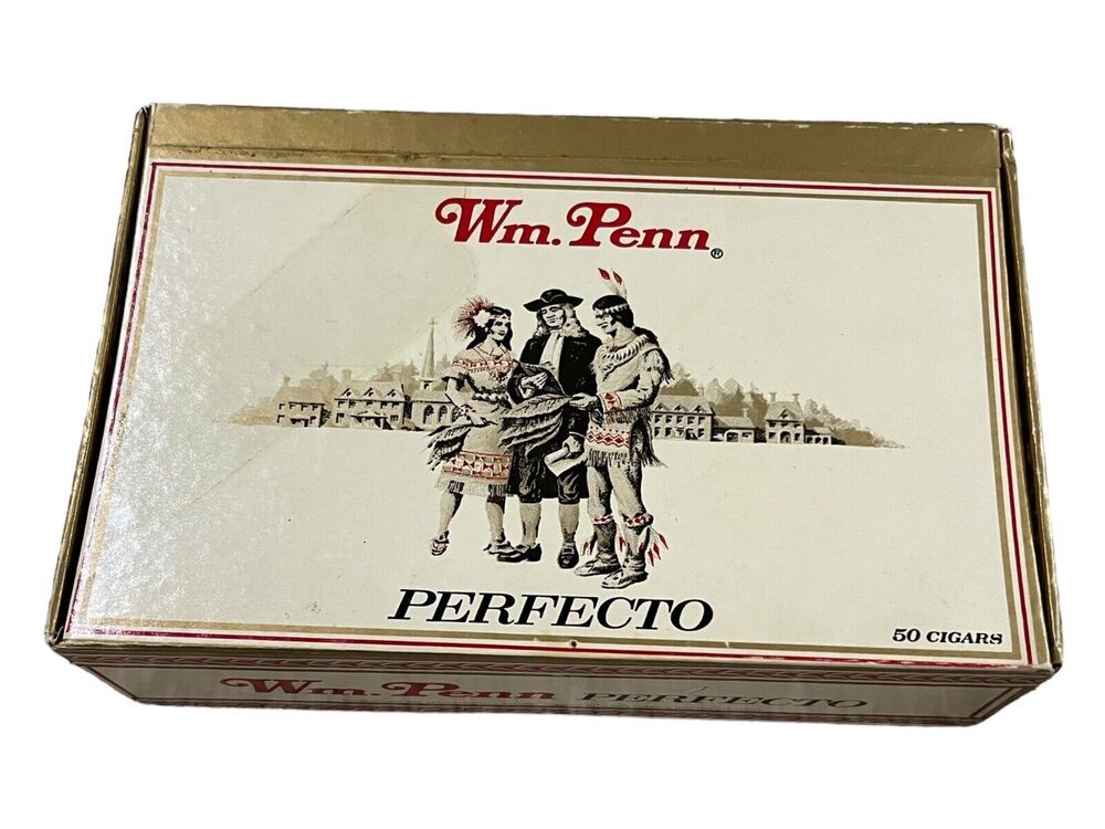 wm penn perfecto cigar box